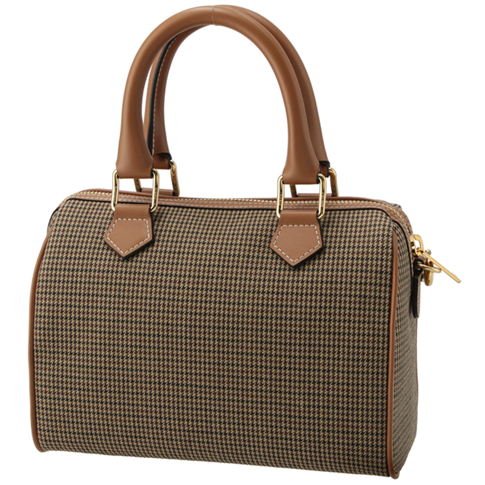 Celine Small Triomphe Boston Bag Houndstooth Brown - Picture 3 of 10